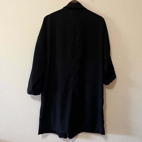 Max Studio Women's Black Open Front Pockets Lightweight Cardigan Jacket SZ XL - Picture 7 of 7
